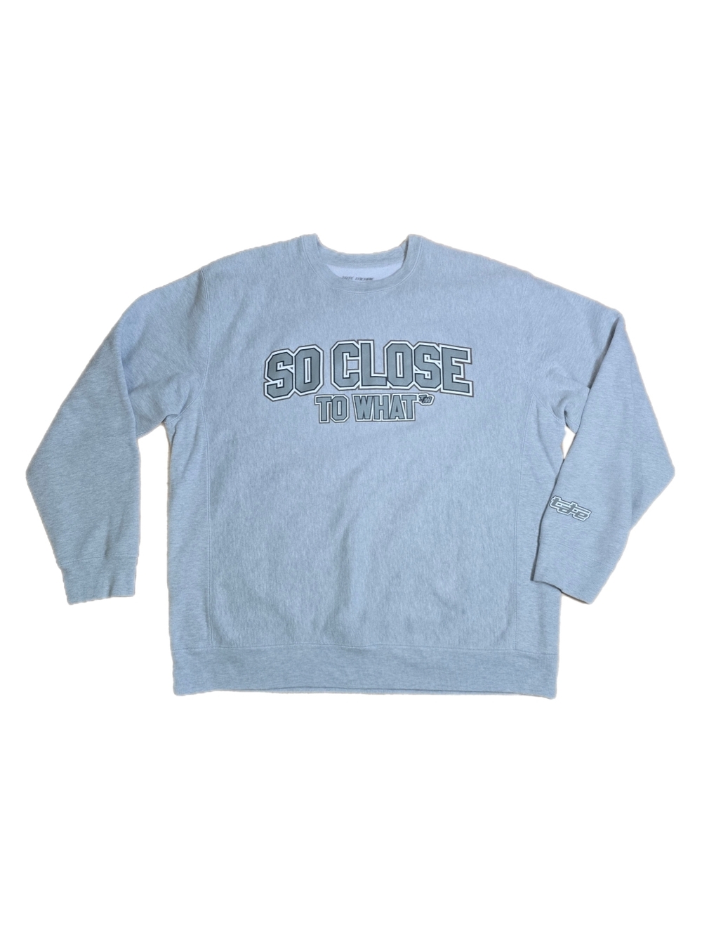 Tate Mcrae T8 SC2W So Close To What Crew Neck Sweatshirt - Gray - Size 2XL EUC